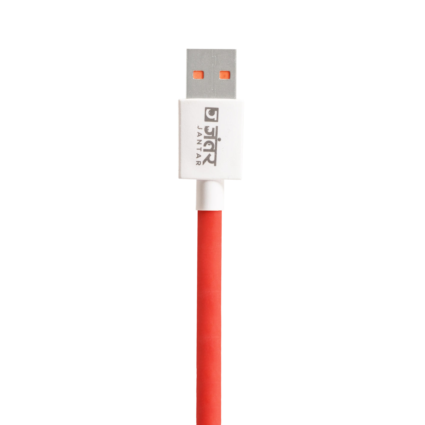 JANTAR USB to C Data Cable - Red & White Colour - Premium Quality