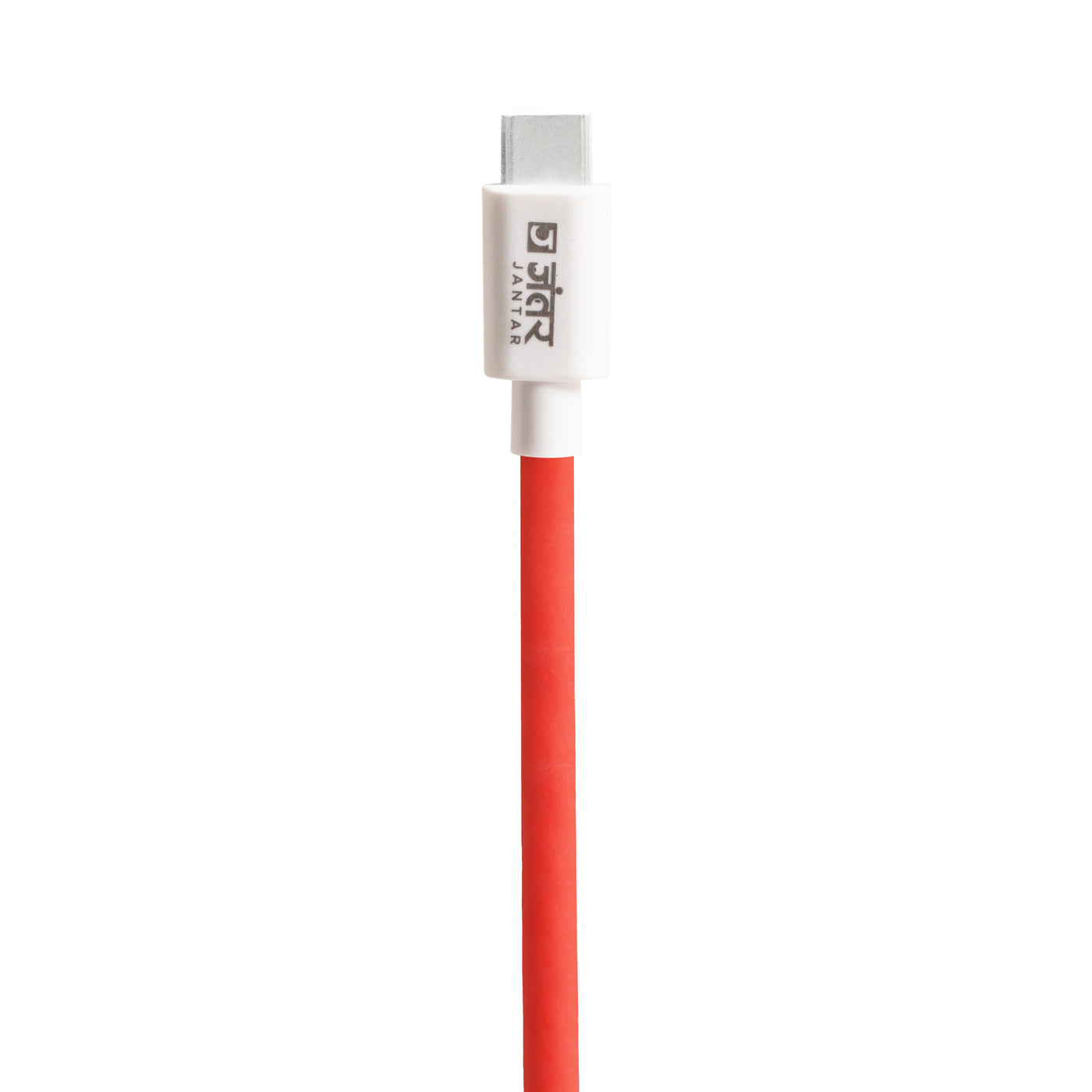 JANTAR USB to C Data Cable - Red & White Colour - Premium Quality